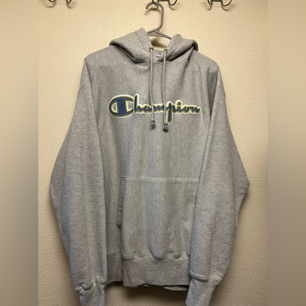Grey Champion embroidered hoodie